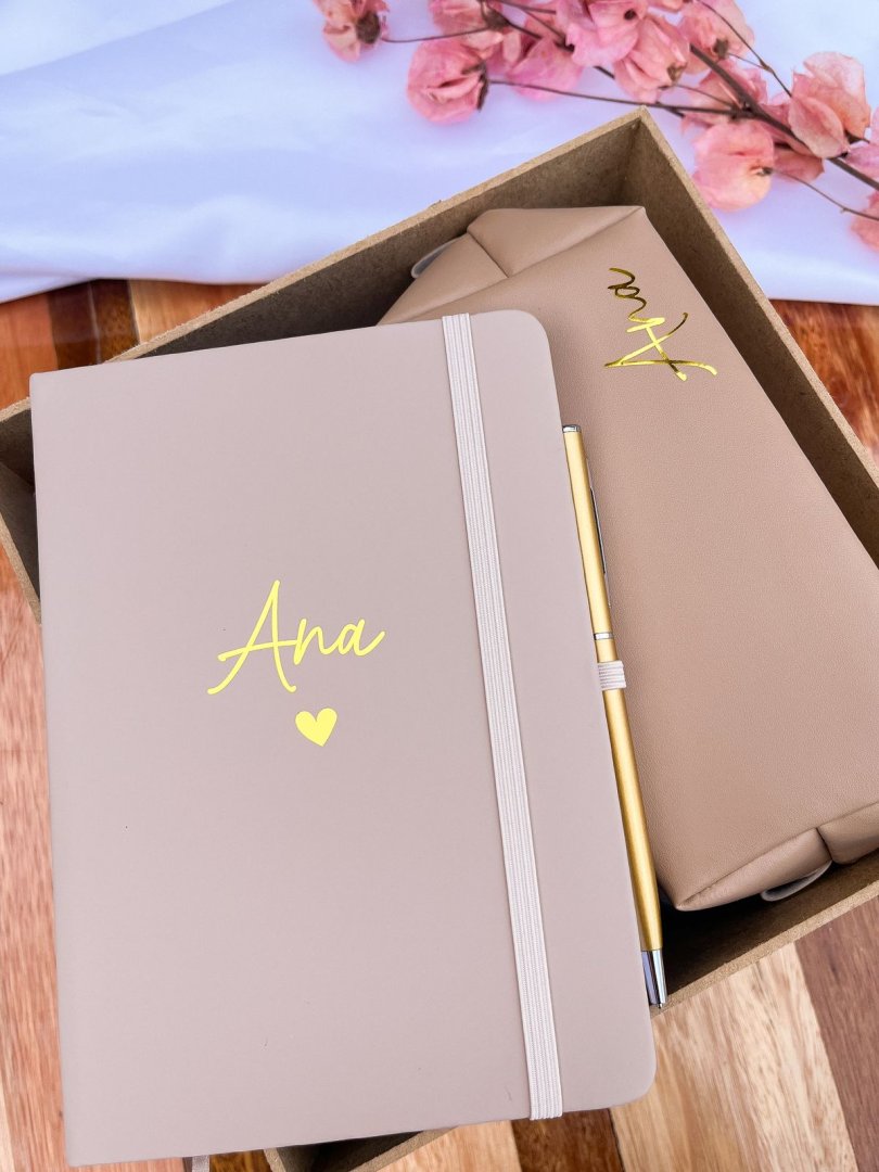 Kit Nécessaire + Bloquinho G + Caneta