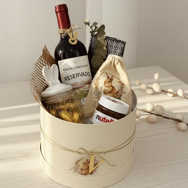 Kit Páscoa Premium com Vinho