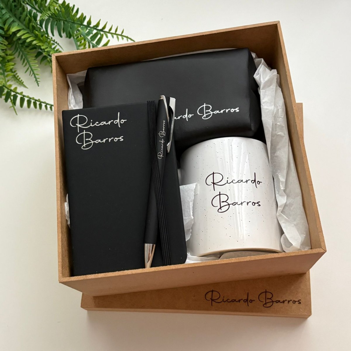 Kit Caneca + Nécessaire + Bloquinho Com Caneta