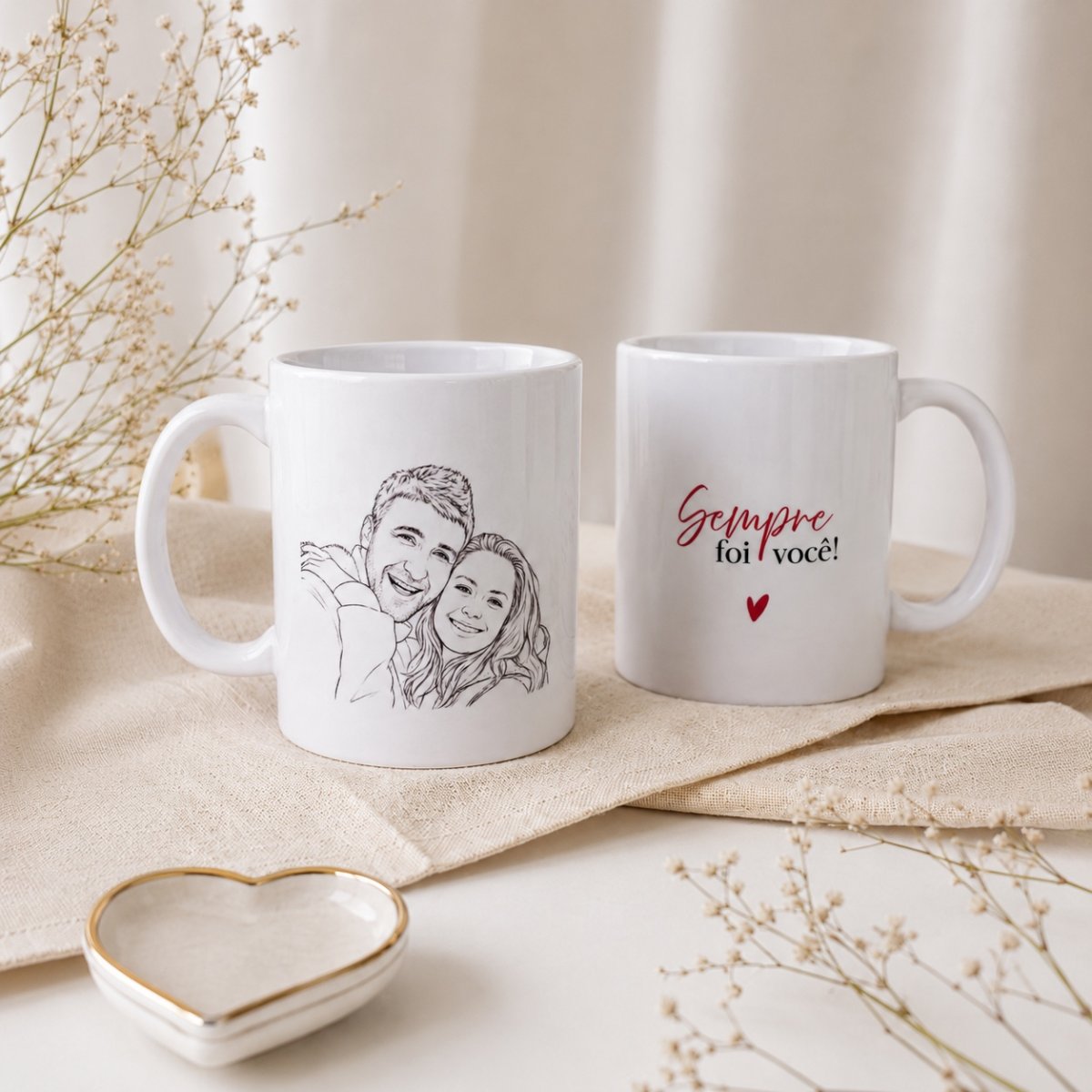 Caneca Na Caixa De Acetato Com Bombons Ferrero Rocher