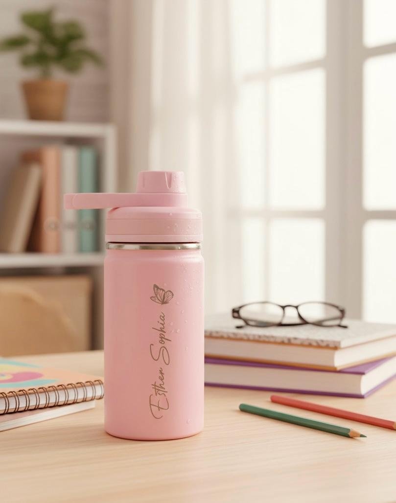 Garrafa Térmica 350ml personalizada com nome