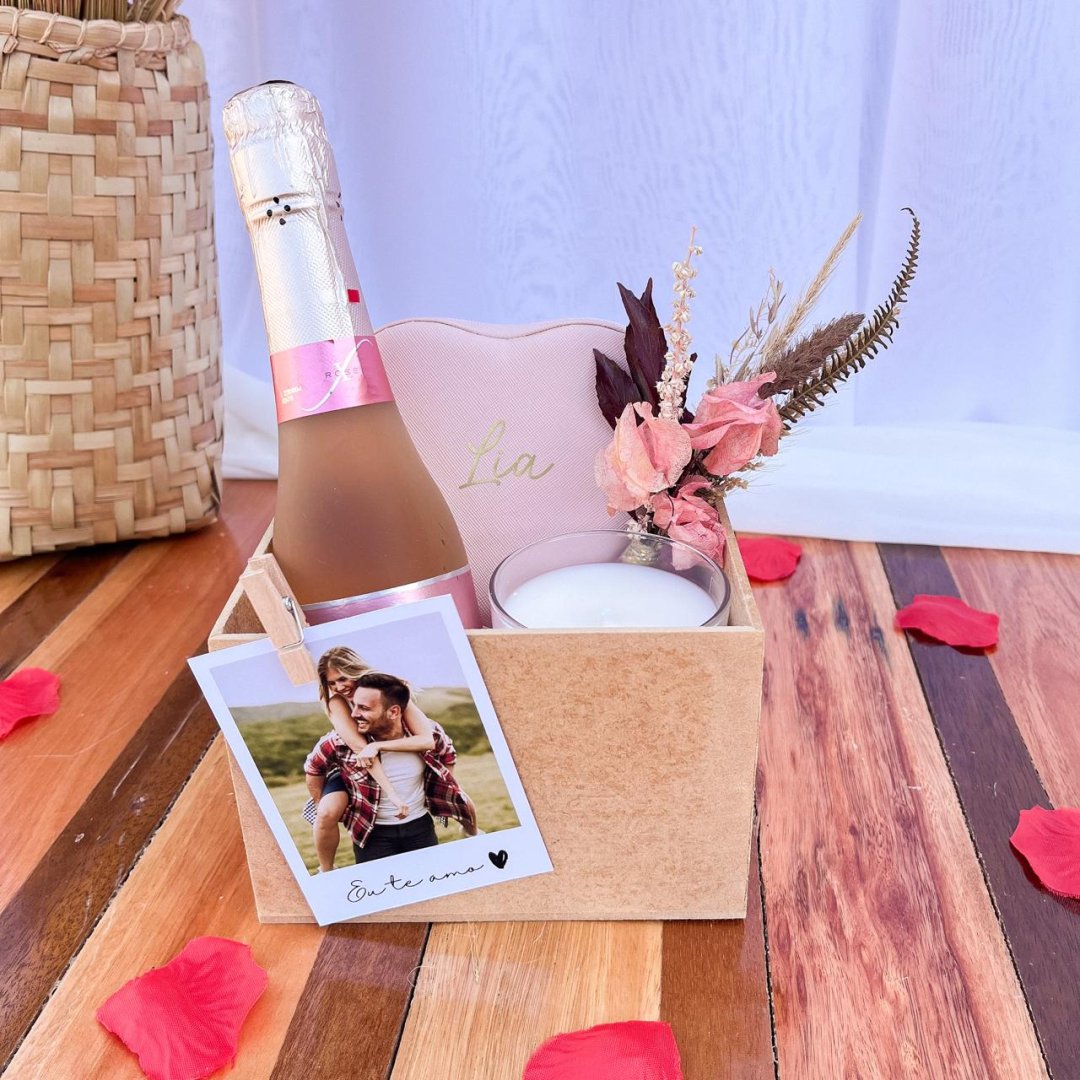 Kit Espumante + Porta-joias