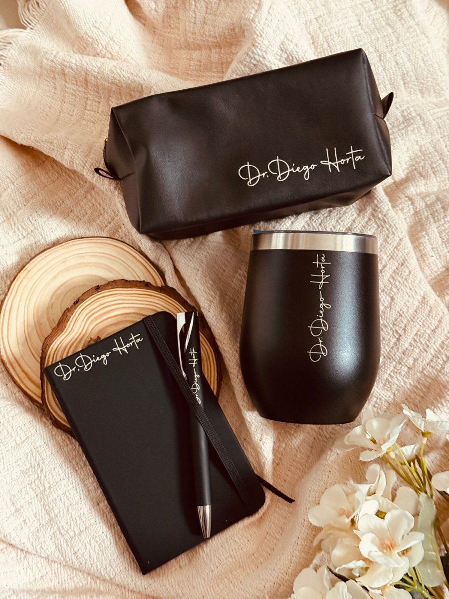 Kit Nécessaire + Copo Térmico + Bloquinho