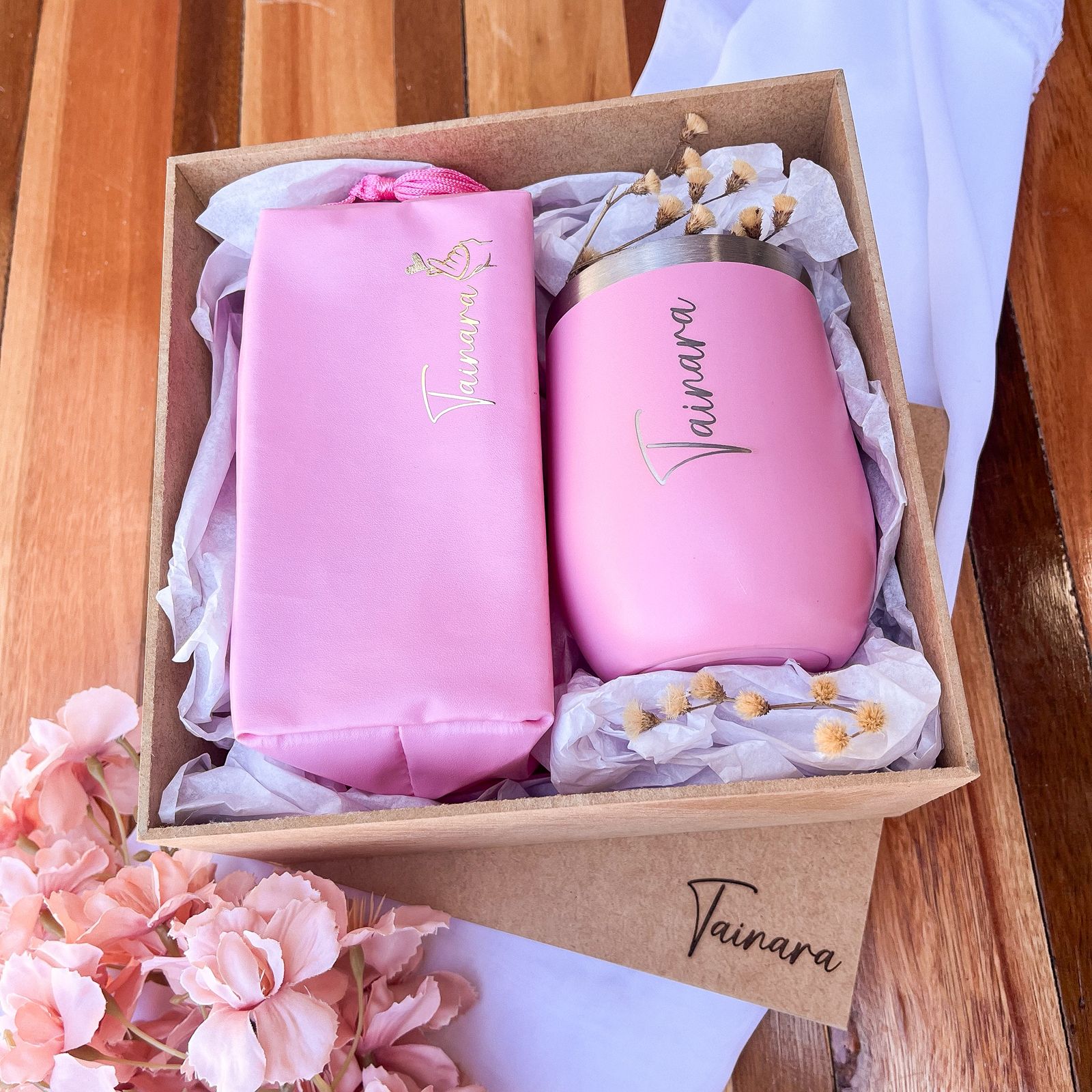 Kit Copo Térmico + Nécessaire