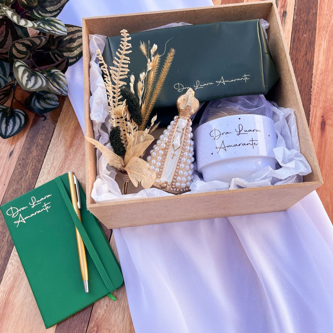 Kit Nécessaire + Xícara + Bloquinho