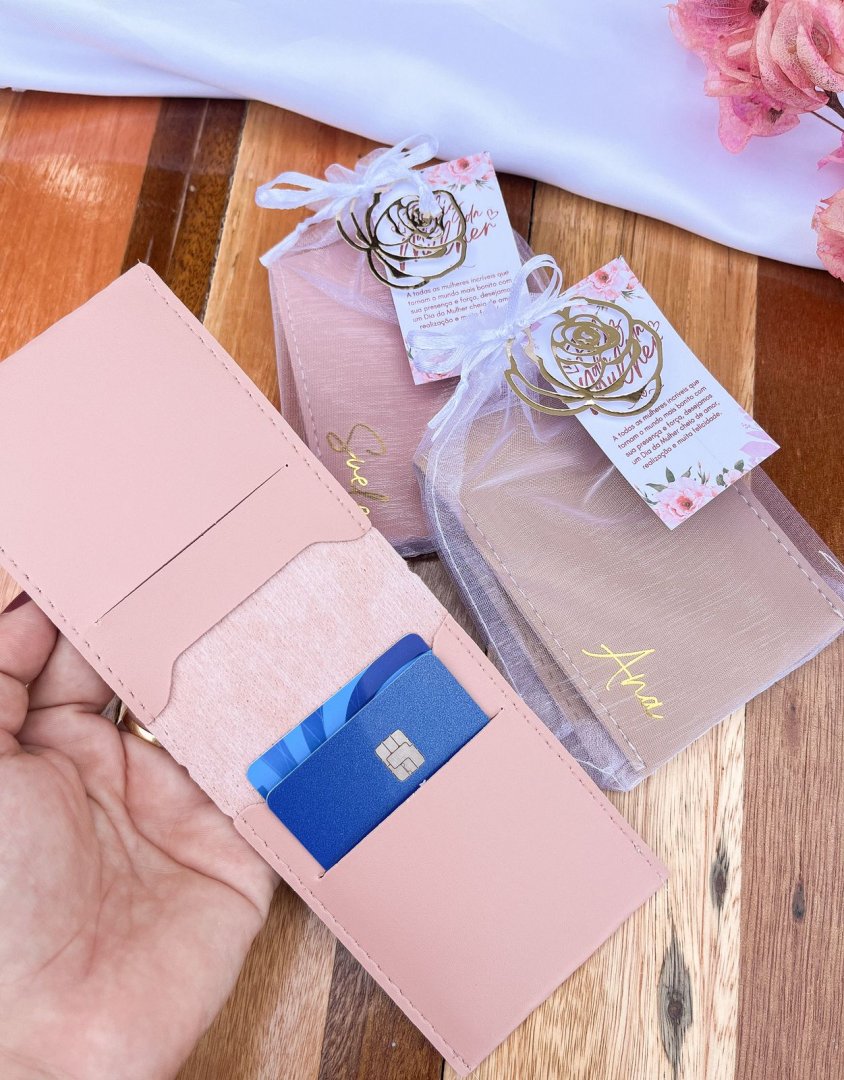 Porta cartão personalizado